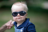 Jet Black Baby and Kid Aviator Kids Sunglasses