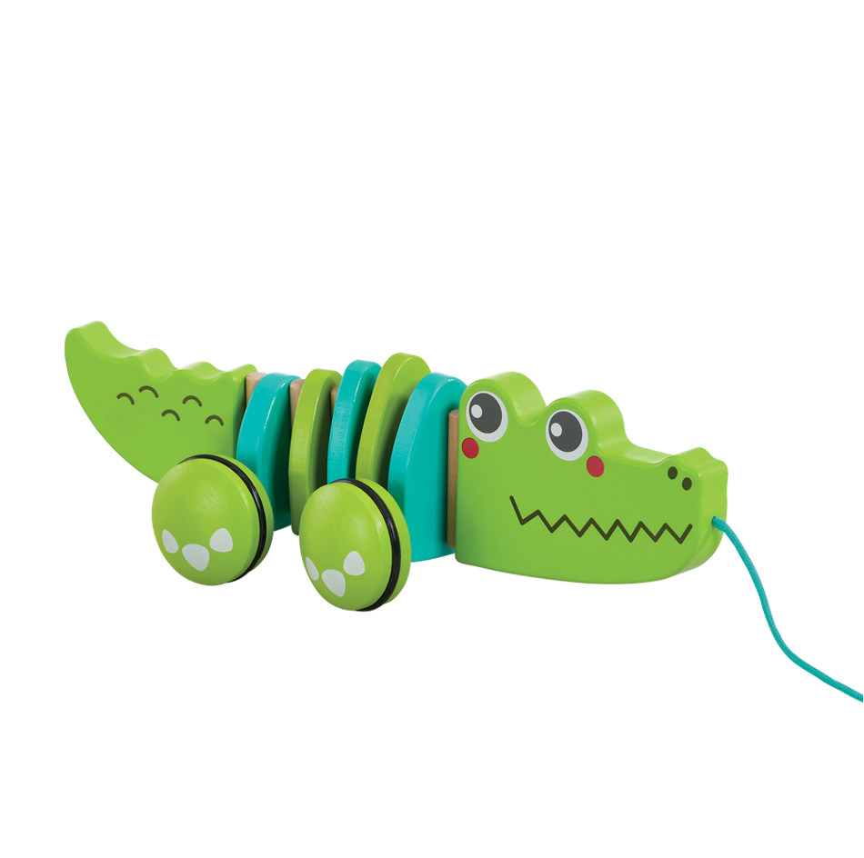 Cruisin' Crocodile Wooden Pull Toy