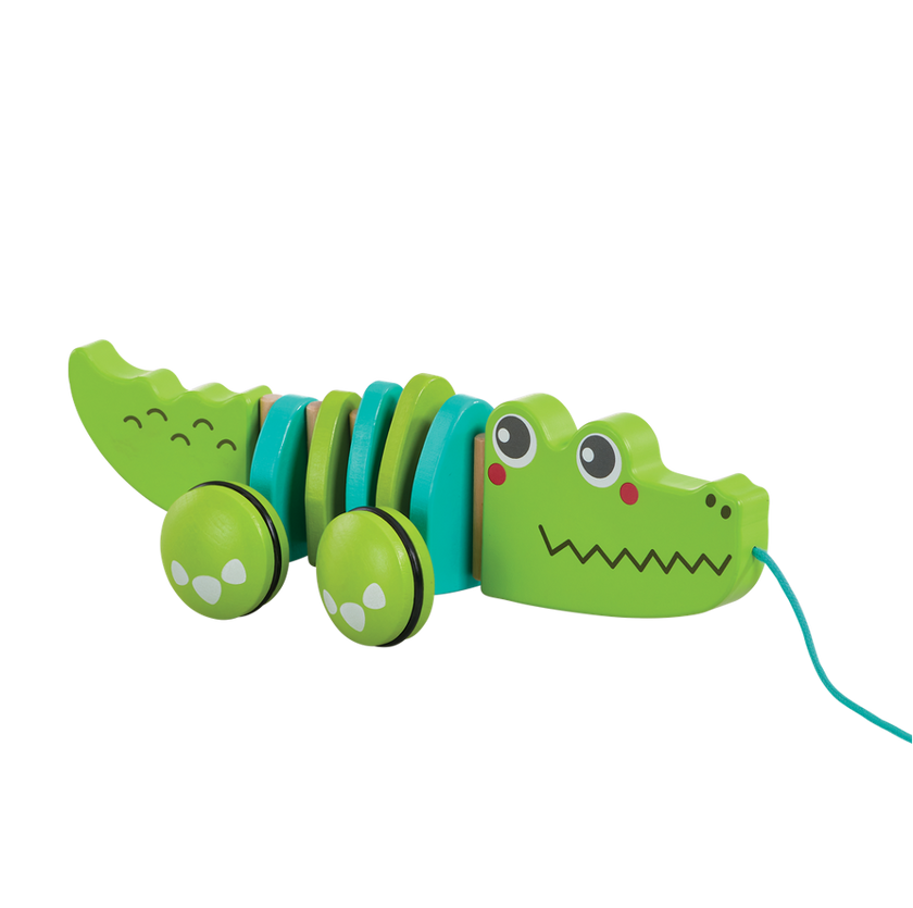 Cruisin' Crocodile Wooden Pull Toy