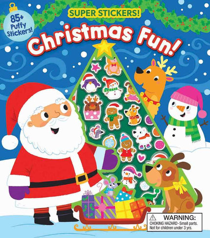 Christmas Super Puffy Stickers! Christmas Fun! Book