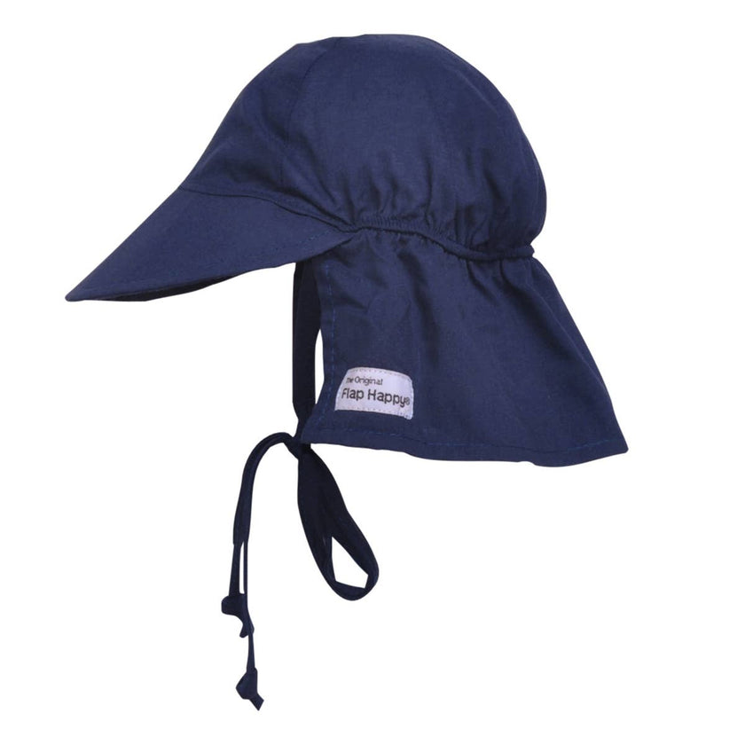 Kids UPF50+ Sun Flap Hat with Ties
