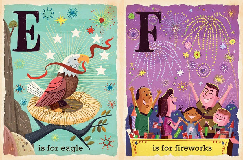 A is for America: A Patriotic Alphabet Board Book