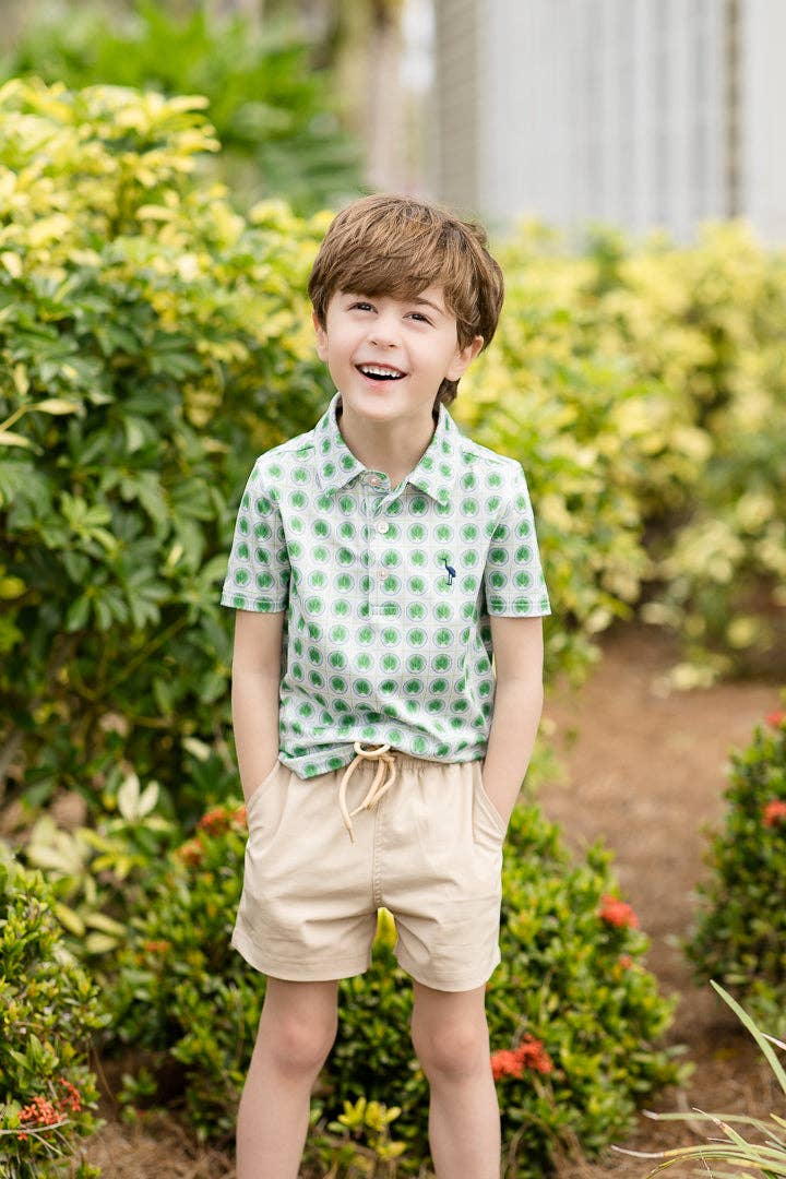 Boys Performance Polo | Palm Paradise