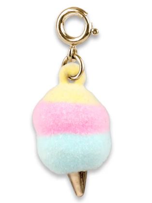 Gold Cotton Candy Charm