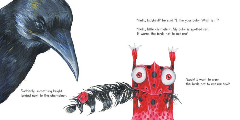 The Chameleon's True Colors Hardcover Book
