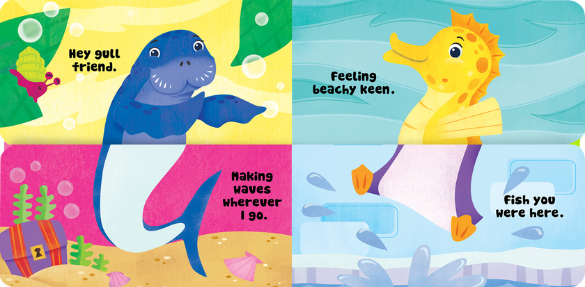 Ocean Commotion - Lift-a-Flap to Mix and Match Board Book