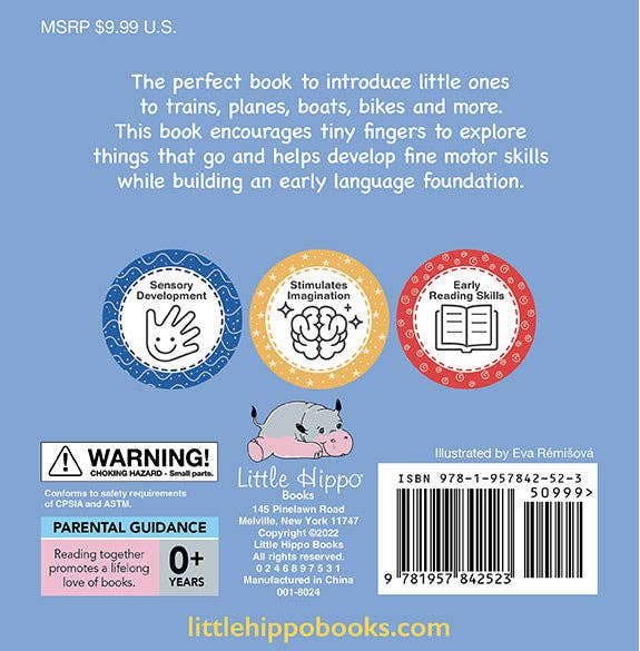 Brilliant Baby: Things That Go - Children's Touch and Feel and Learn Sensory Board Book