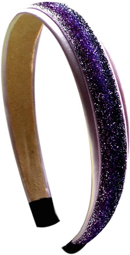 Satin Glitter Sparkle Arch Girls Headband - Assorted