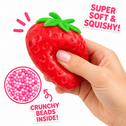Strawberry Crunchy Squishy Toy