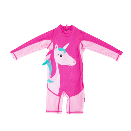 Baby Rashguard One Piece Swimsuit - Una the Unicorn