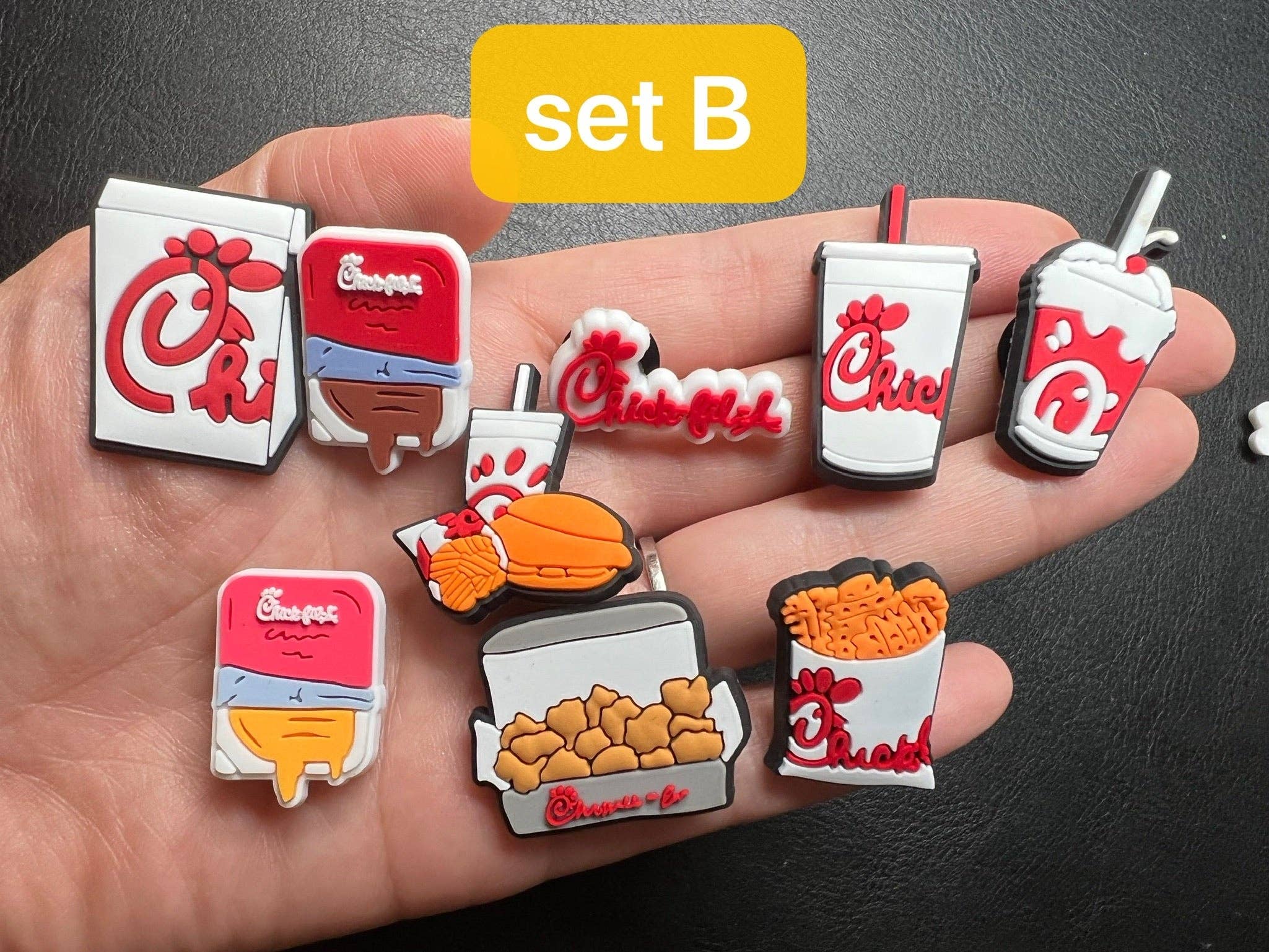 Pick your favorite Fast food CFA shoe charms