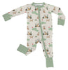 Barks & Birdies Golf Dogs Convertible Zip Pjs 