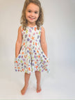Seashells Bamboo Sleeveless Pocket Dress