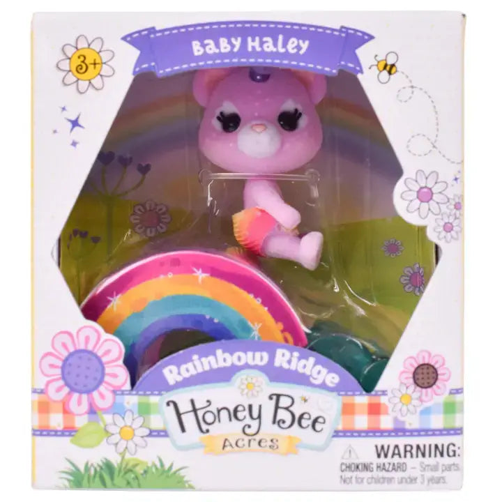 Honey Bee Acres Rainbow Ridge Animal Babies 16-unit Display
