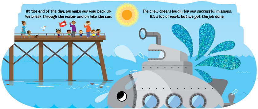 Deep-Sea Diving Submarine Board Book