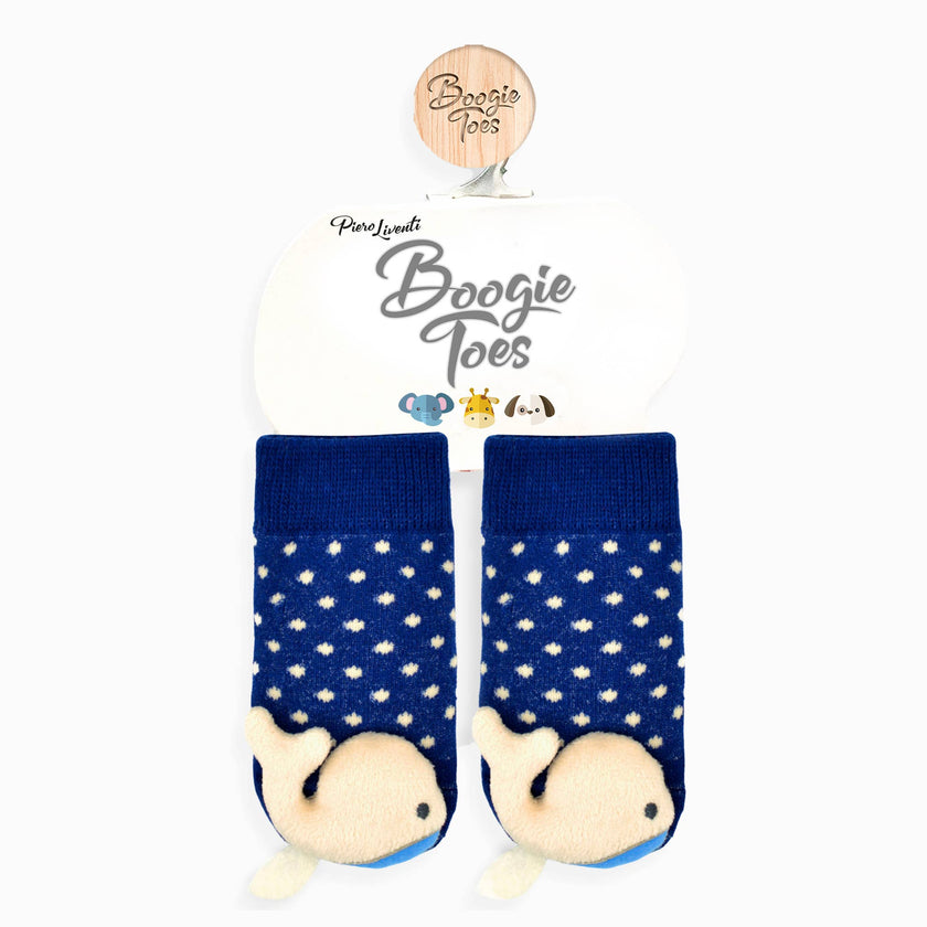 Baby Whale Rattle Socks