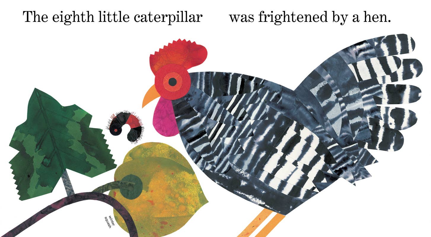 Ten Little Caterpillars Hardcover Book