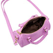Checkered Canvas Duffle Handbag