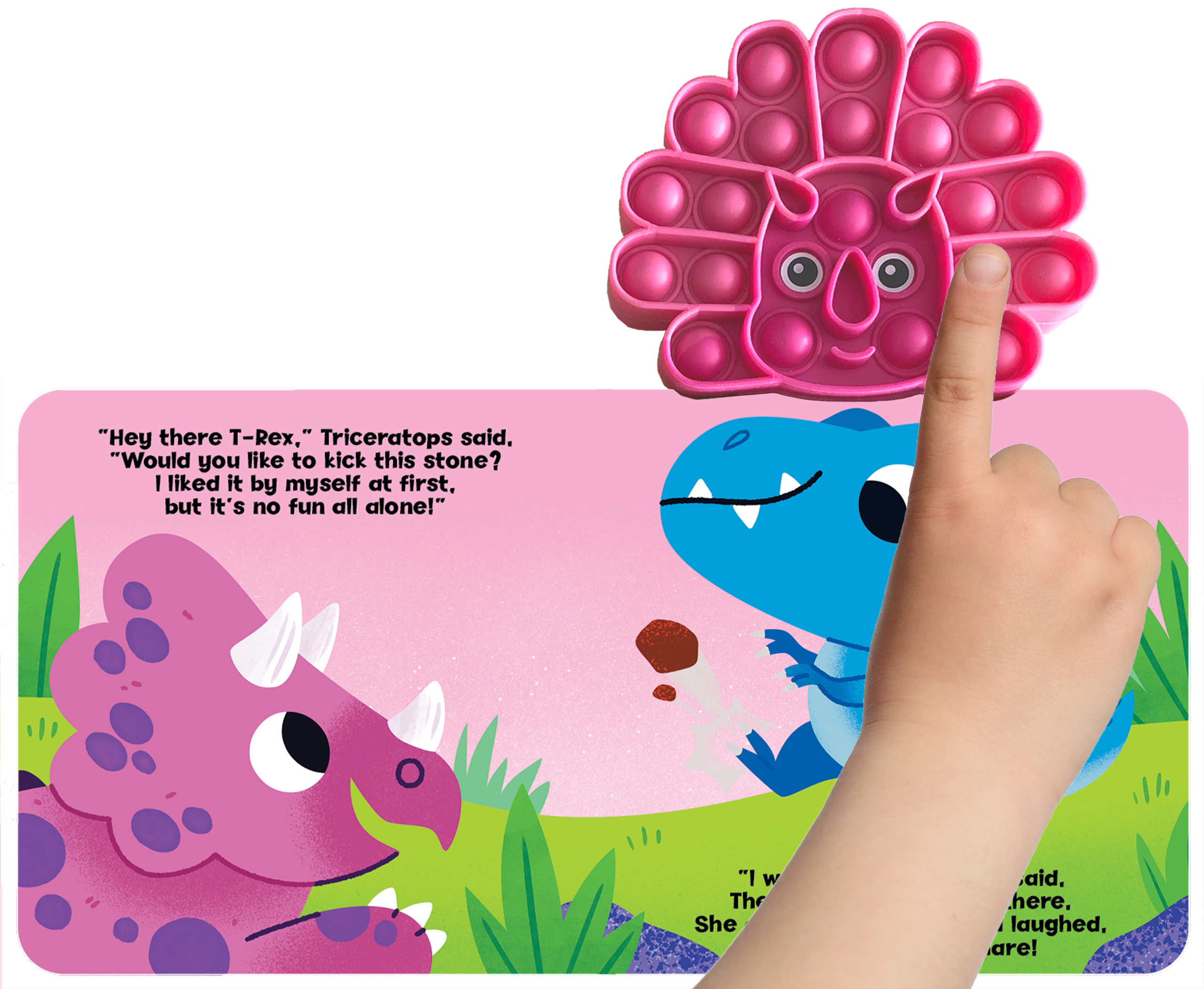 Little Triceratops - Your Sensory Fidget Friend Board Book
