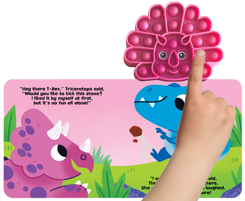 Little Triceratops - Your Sensory Fidget Friend Board Book