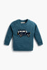 Embroidered Crewneck Sweatshirt Explorer Car Organic Cotton