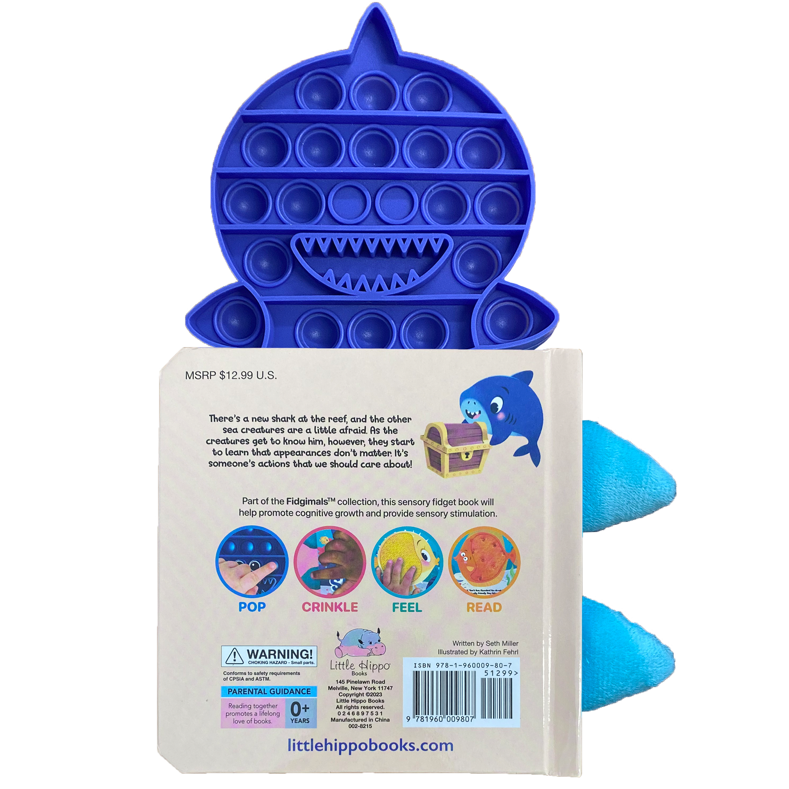 Little Shark - Your Sensory Fidget Friend Board Book