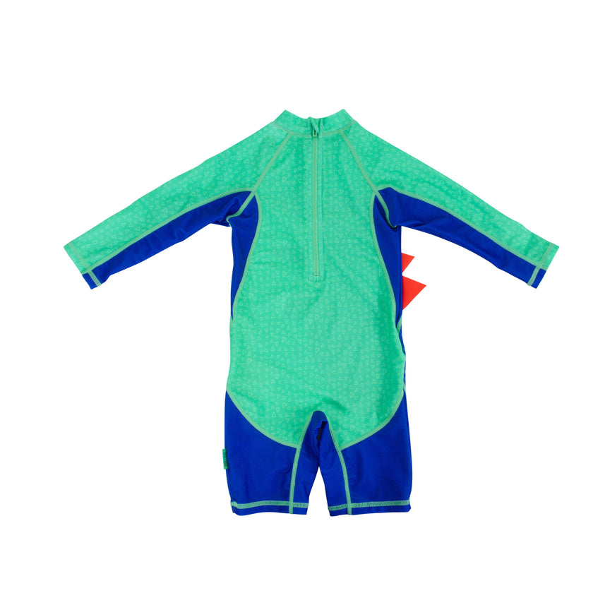 Baby Rashguard One Piece Swimsuit - Devin the Dino