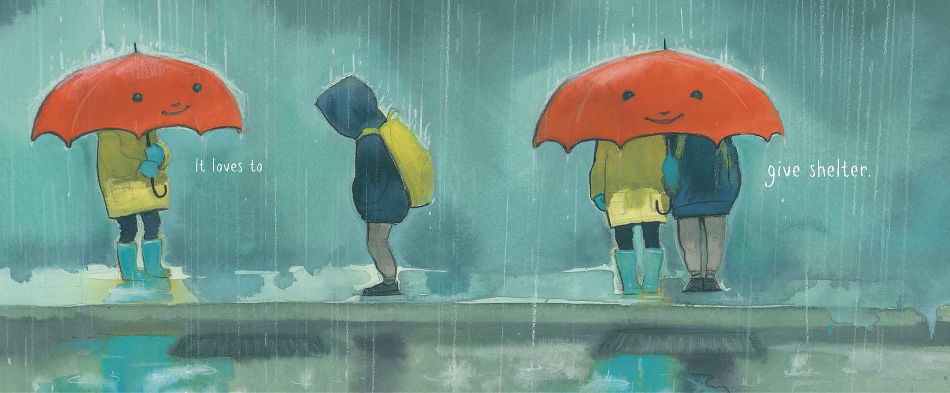 Big Umbrella Hardcover Book