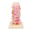 Pink & Purple Ballet Bead Bracelet Tower