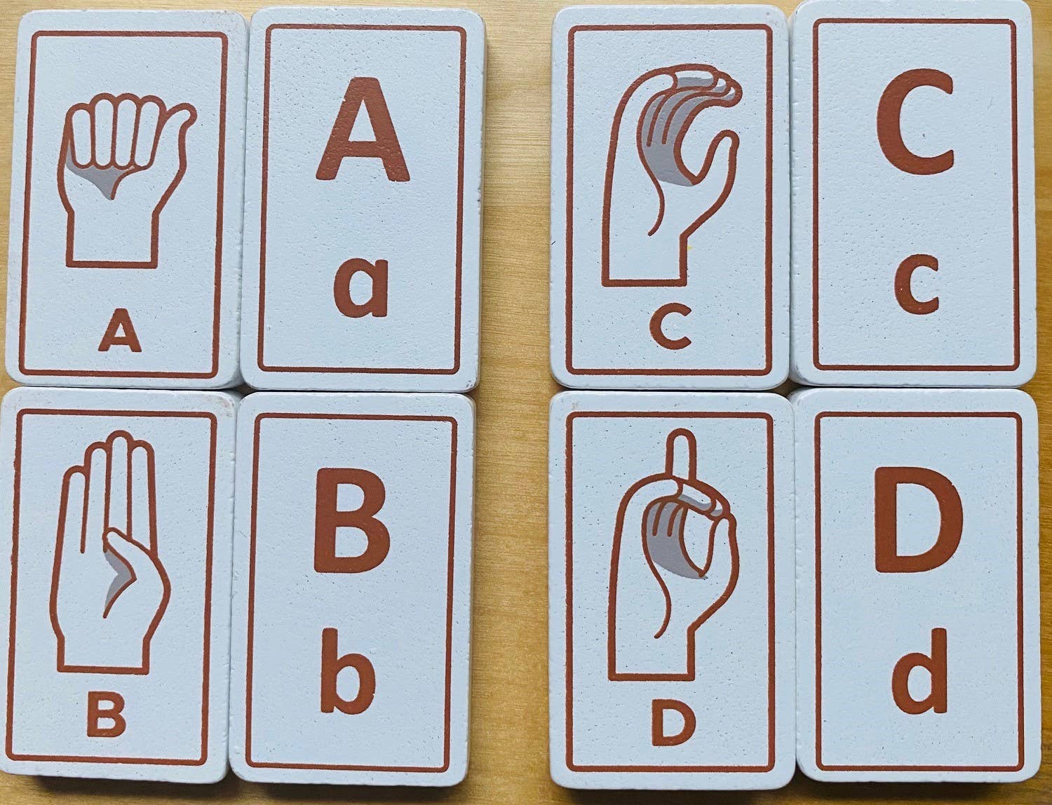 Sign Language Alphabet Tiles Toy