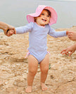 Girls Pink Polka Dot Swim Hat