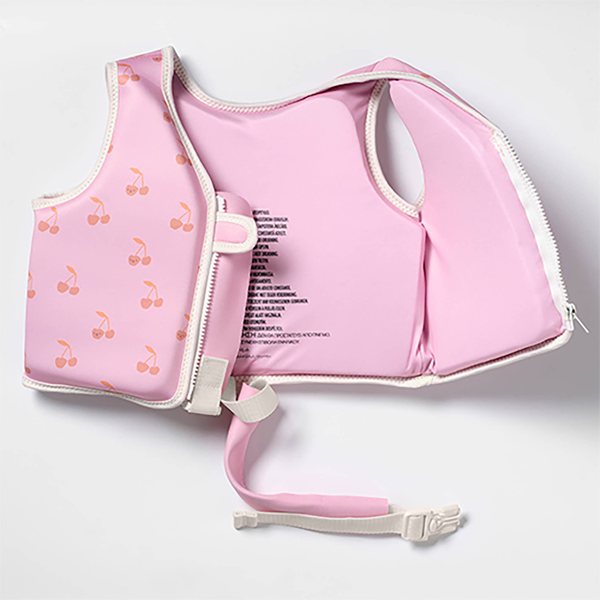 Kids Swim Vest Cotton Candy Cherry 33 lbs.