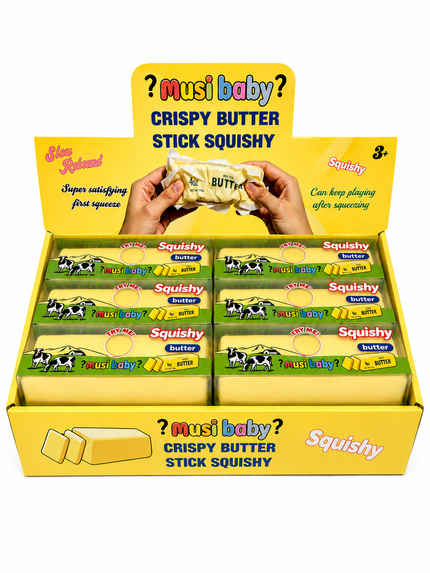 Crispy Butter Stick Squishy Toy Wax Coated