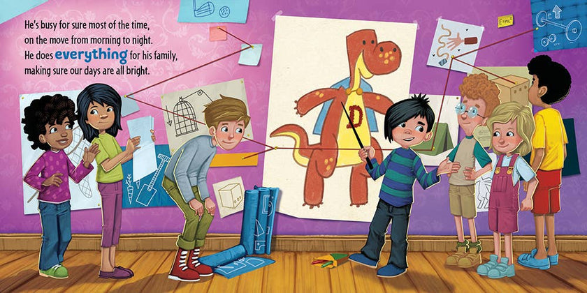 How to Catch a Daddysaurus Hardcover Book