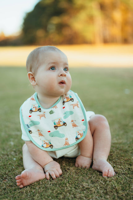 Barks & Birdies (Golf Dogs) Bamboo Bib Set