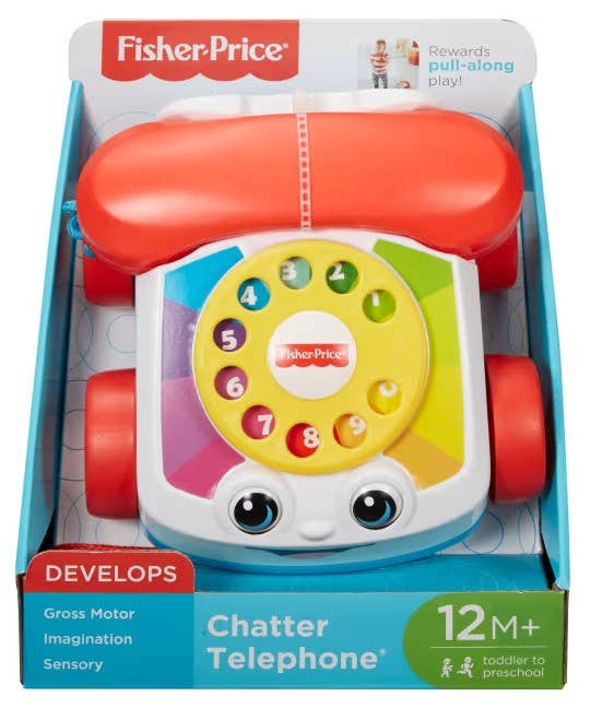 Fisher-Price Chatter Telephone Baby And Toddler Pull Toy