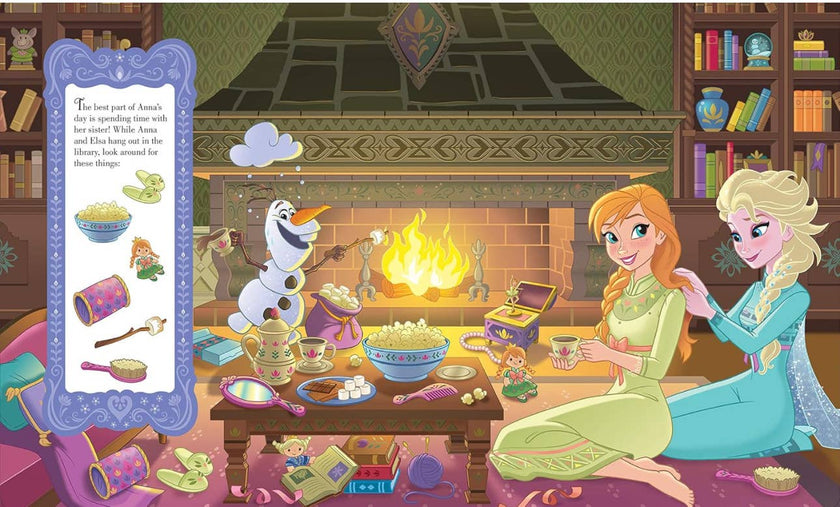 Disney Frozen - First Look and Find Board Book & Giant 40 PC Puzzle Set