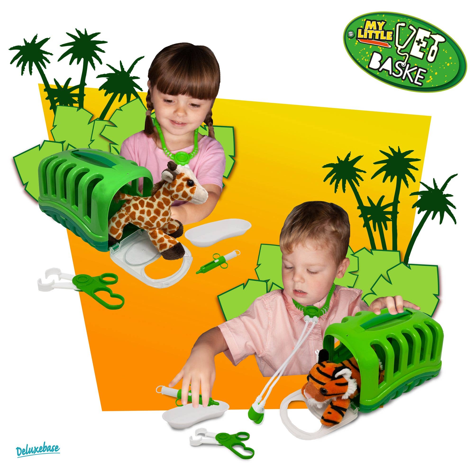 My Little Vet Basket - Sea Turtle Plush Set