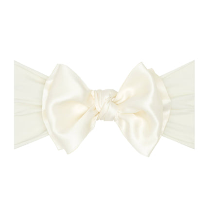 Baby Bling® Satin FAB® soft nylon headband with satin bow