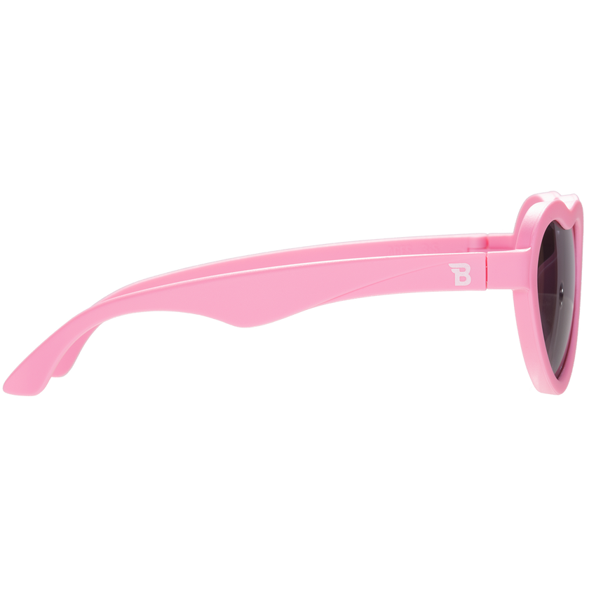 Bubble Gum Pink Hearts Kid and Baby Sunglasses