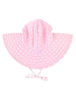 Girls Pink Polka Dot Swim Hat