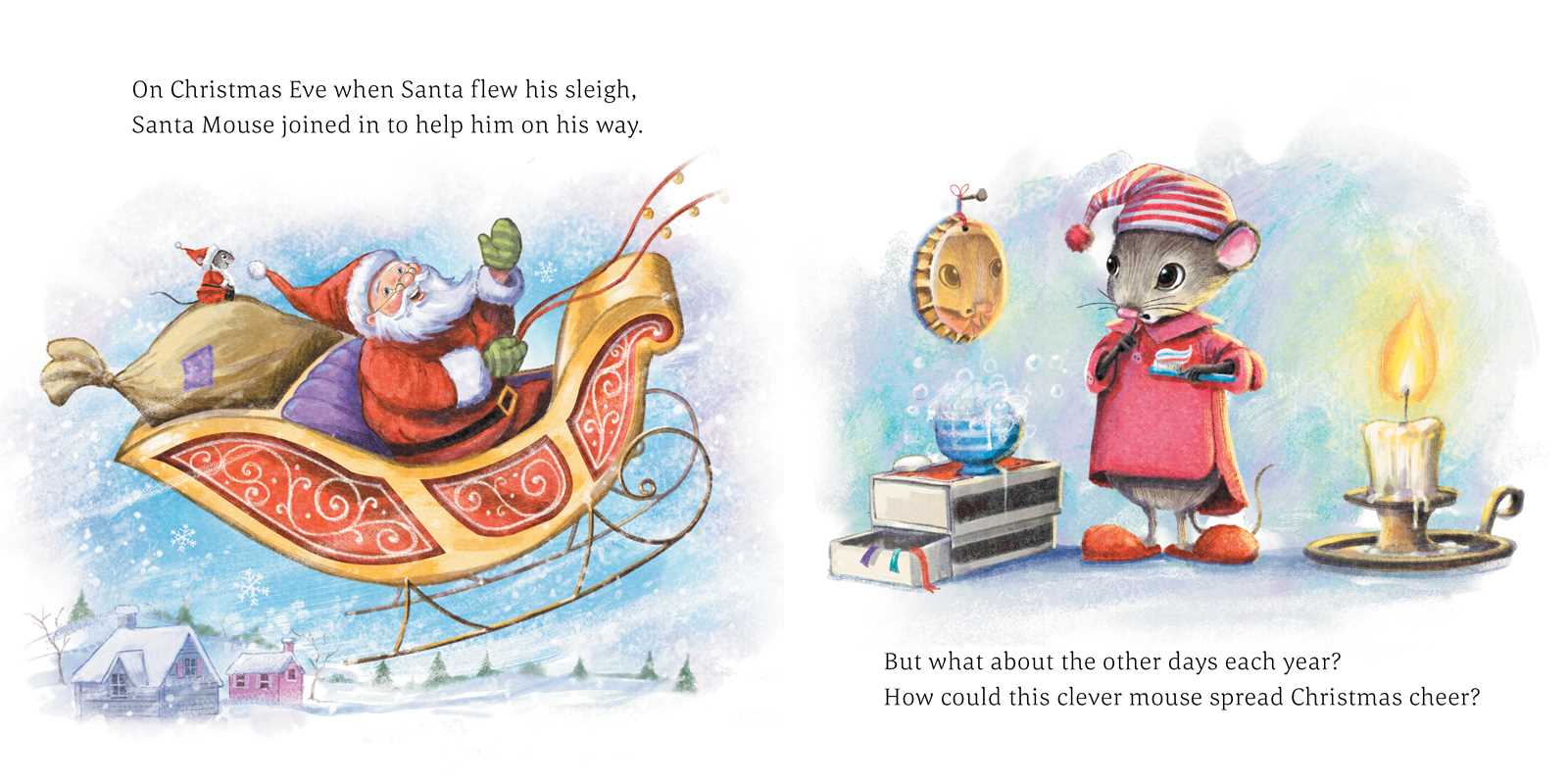 Santa Mouse Makes a Christmas Wish Book