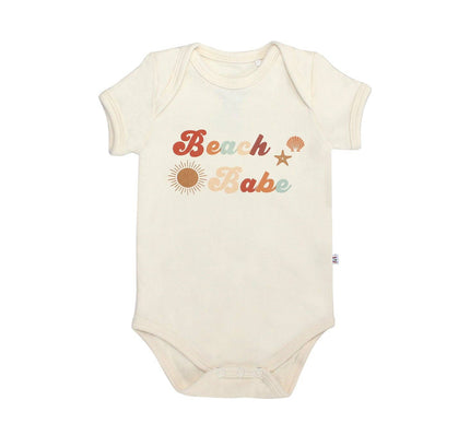 Beach Babe Summer Cotton Baby Onesie Bodysuit