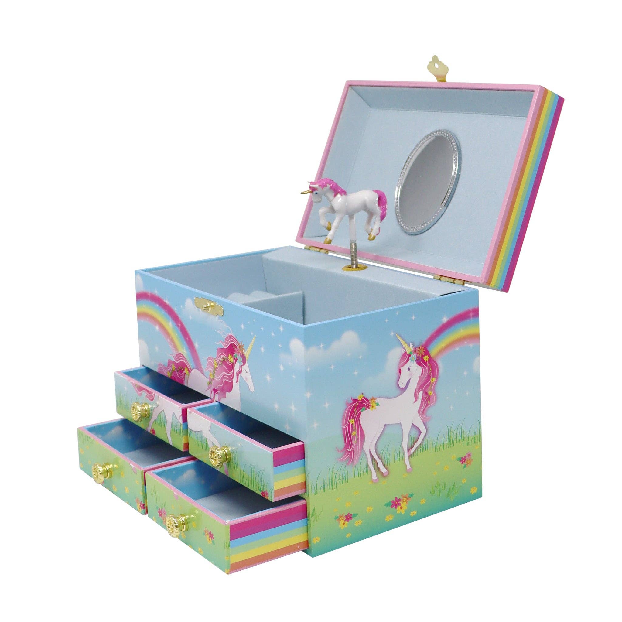 Stardust Unicorn Medium Musical Jewelery Box