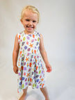 Seashells Bamboo Sleeveless Pocket Dress
