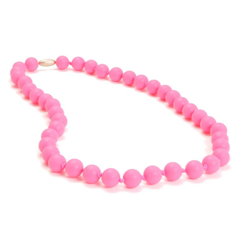 Jane Necklace: Punchy Pink