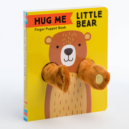 Finger Puppet Board Book- Hug Me Little Bear