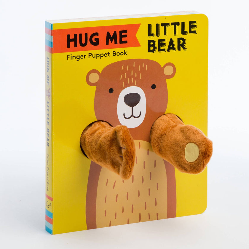 Finger Puppet Board Book- Hug Me Little Bear