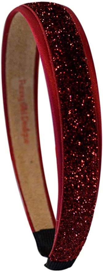 Satin Glitter Sparkle Arch Girls Headband - Assorted