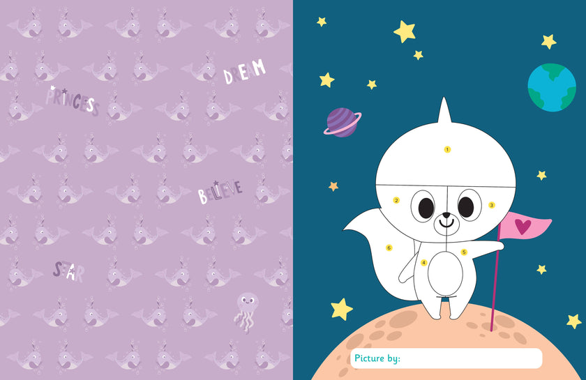 My First Sticker By Numbers: Magical Creatures Activity Book